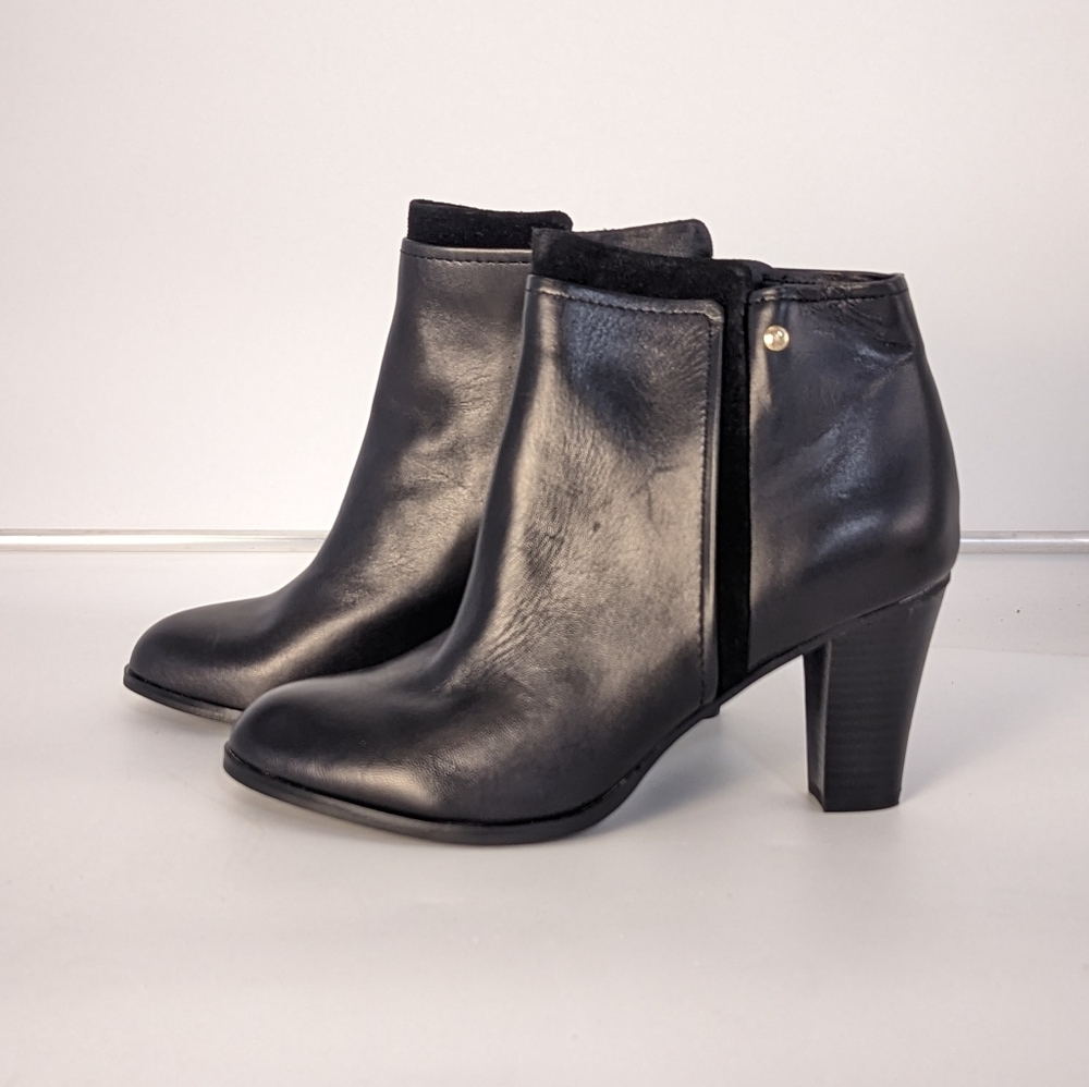 Giani Benini Bellee Bootie Black Leather NEW